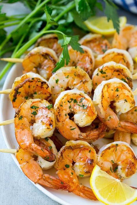 Christmas prawn skewers kit
